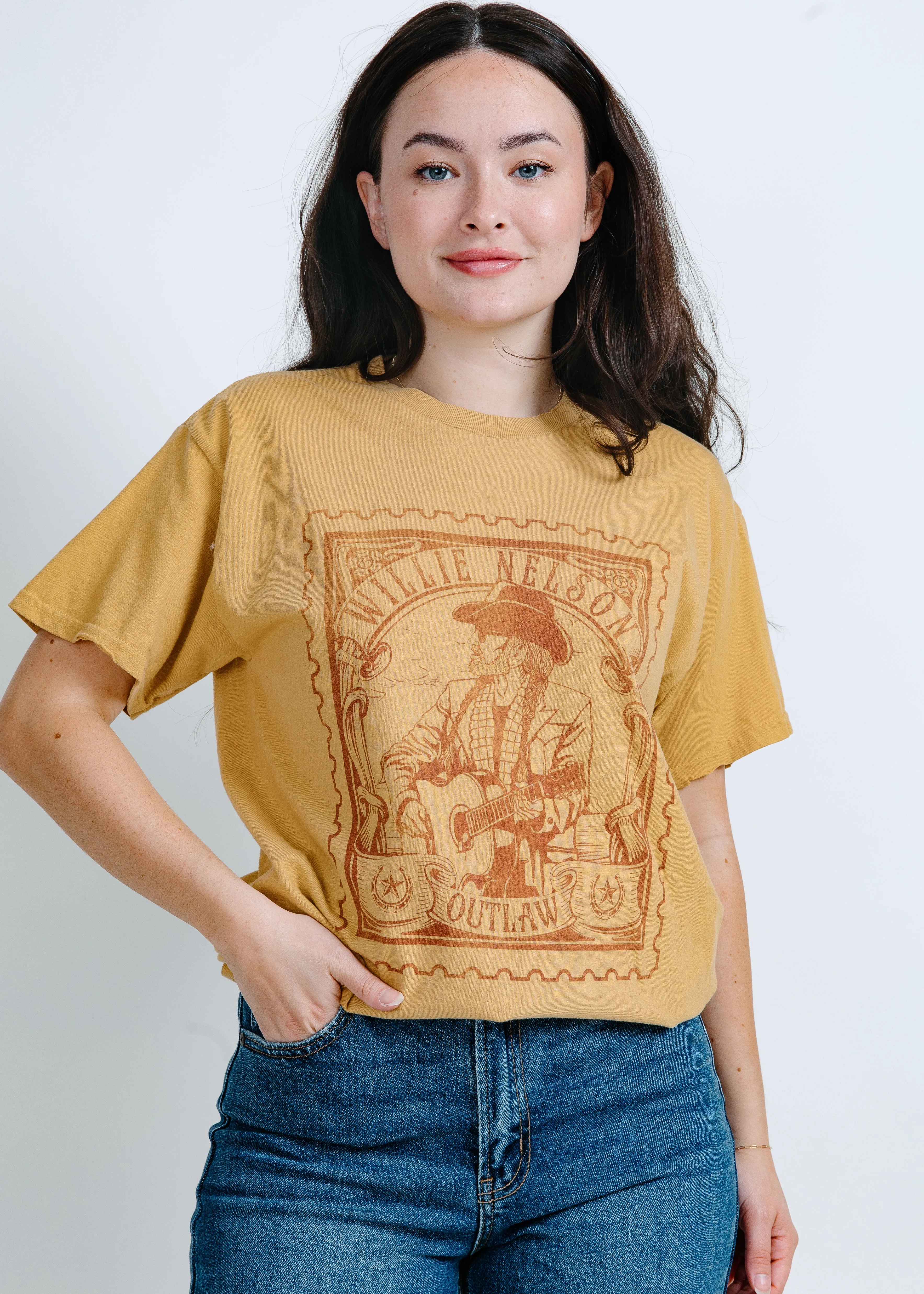 Willie Nelson Stamp Graphic Tee