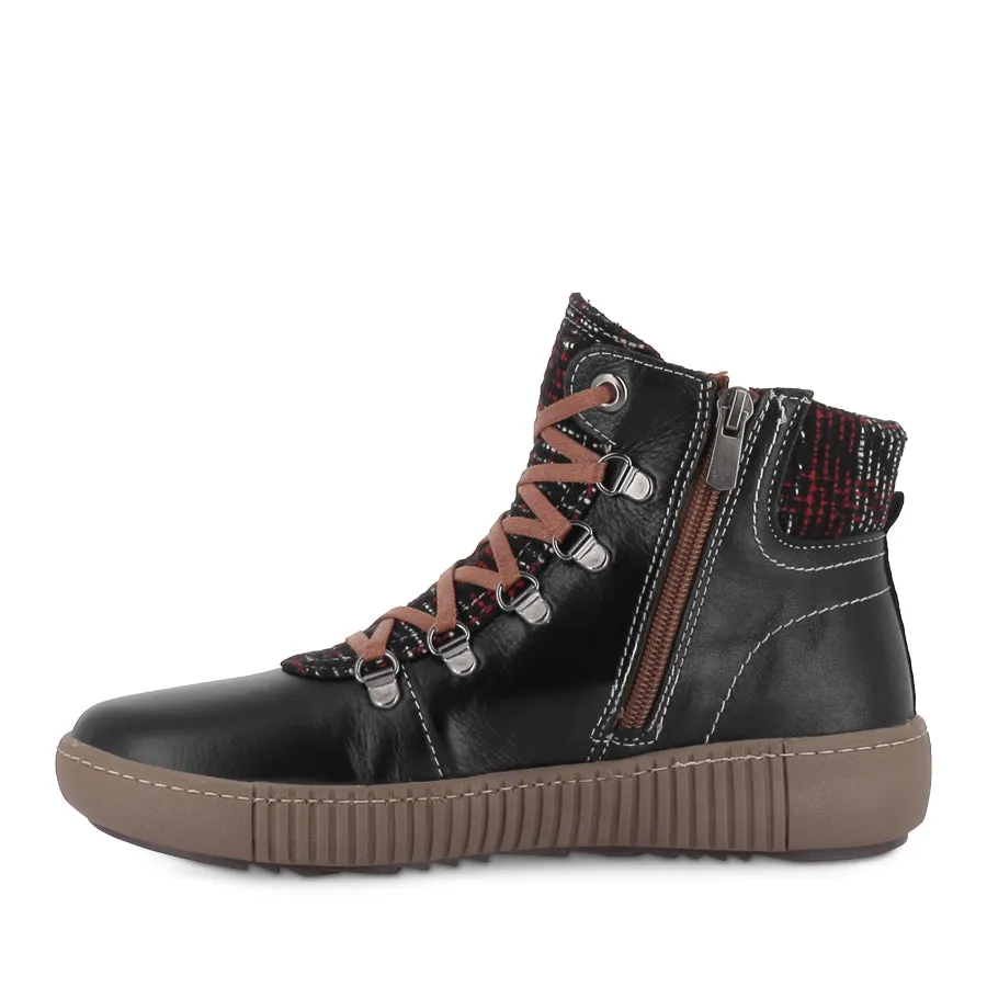 WILLOW - BLACK LEATHER