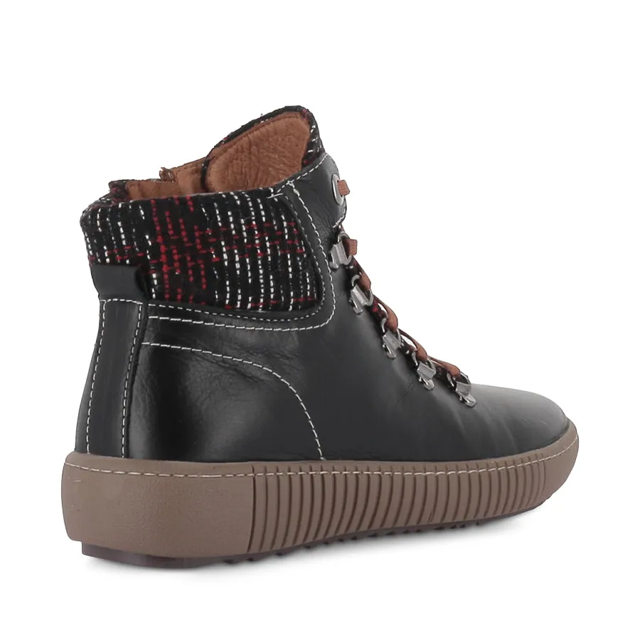 WILLOW - BLACK LEATHER