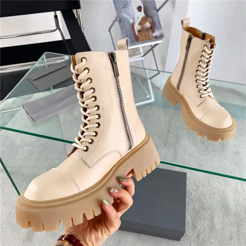 Winter women's short boots round toe