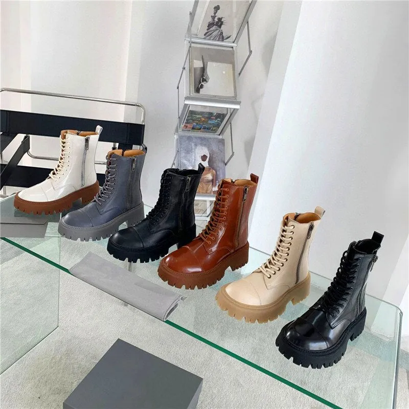 Winter women's short boots round toe