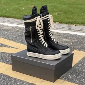 Women Motorcycle Leather Boots
