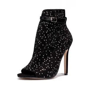 Women's Rhinestone Ankle Boots