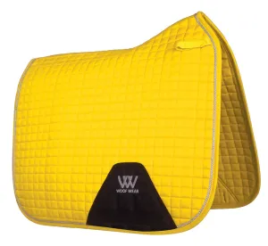 Woof Wear Dressage Saddlecloth Yellow