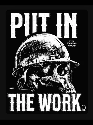 WORK DECAL