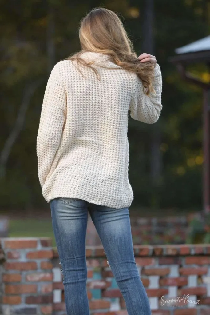 Wrap Me In Love Sweater - Ivory