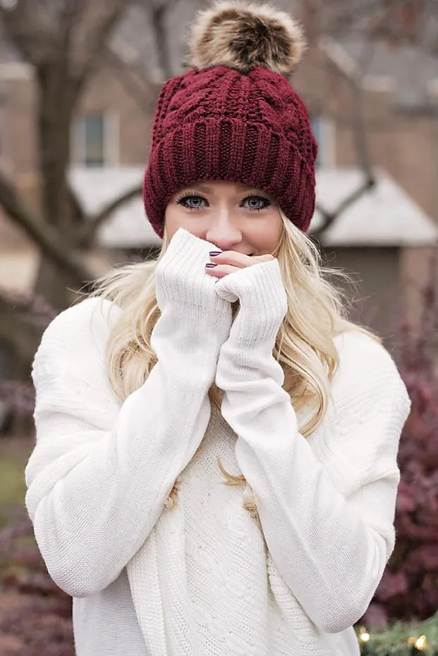 Wrapped Up in You Sweater ~ White