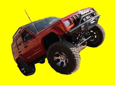 X-Max Fiberglass Fender Flares Fits 84-01 Fits Jeep Cherokee Xj 4 Door