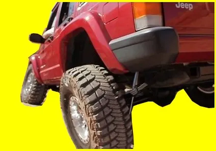 X-Max Fiberglass Fender Flares Fits 84-01 Fits Jeep Cherokee Xj 4 Door