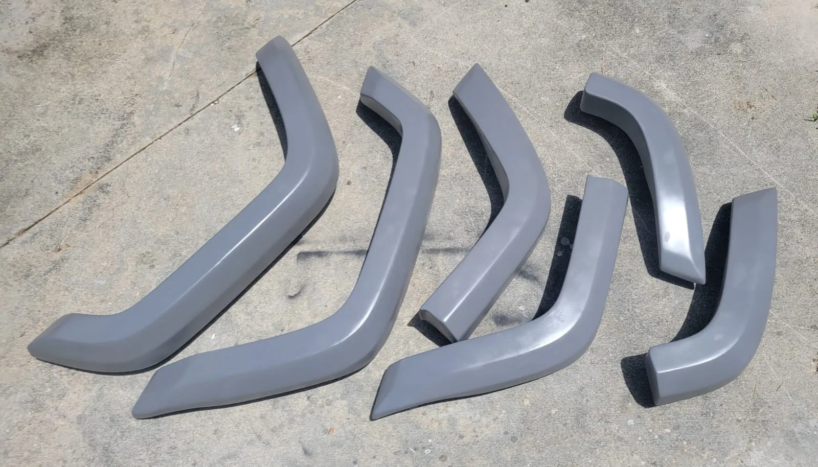 X-Max Fiberglass Fender Flares Fits 84-01 Fits Jeep Cherokee Xj 4 Door
