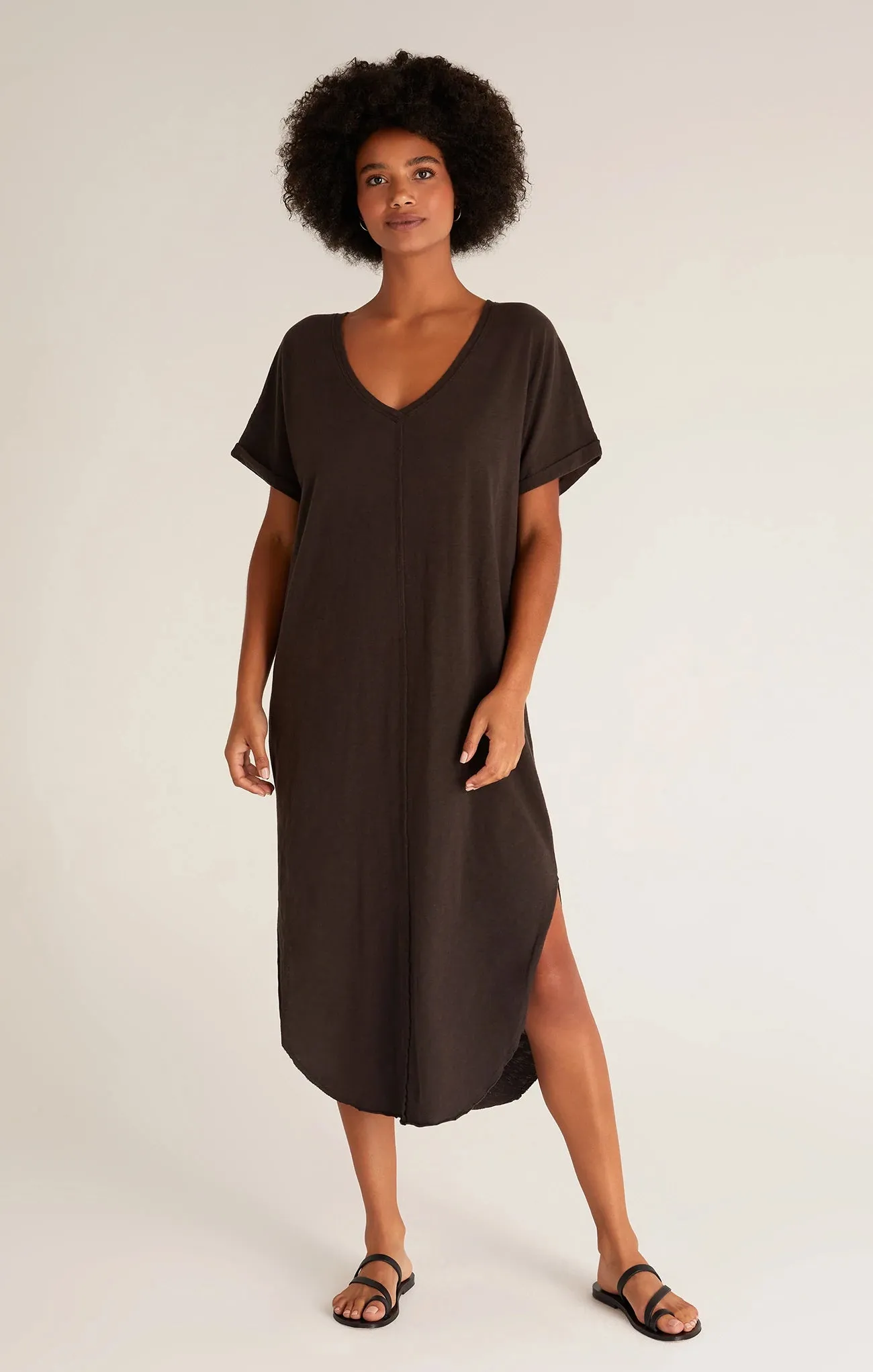 Z Supply Leia Slub Midi Dress