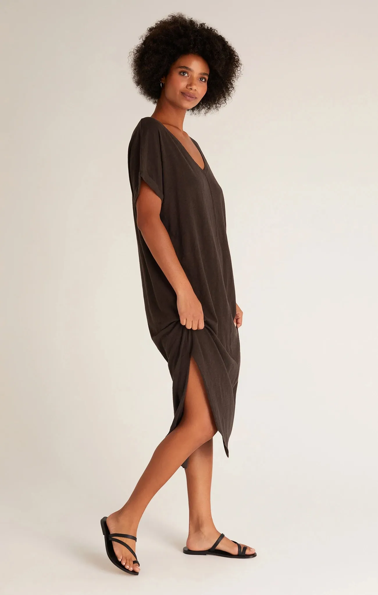 Z Supply Leia Slub Midi Dress