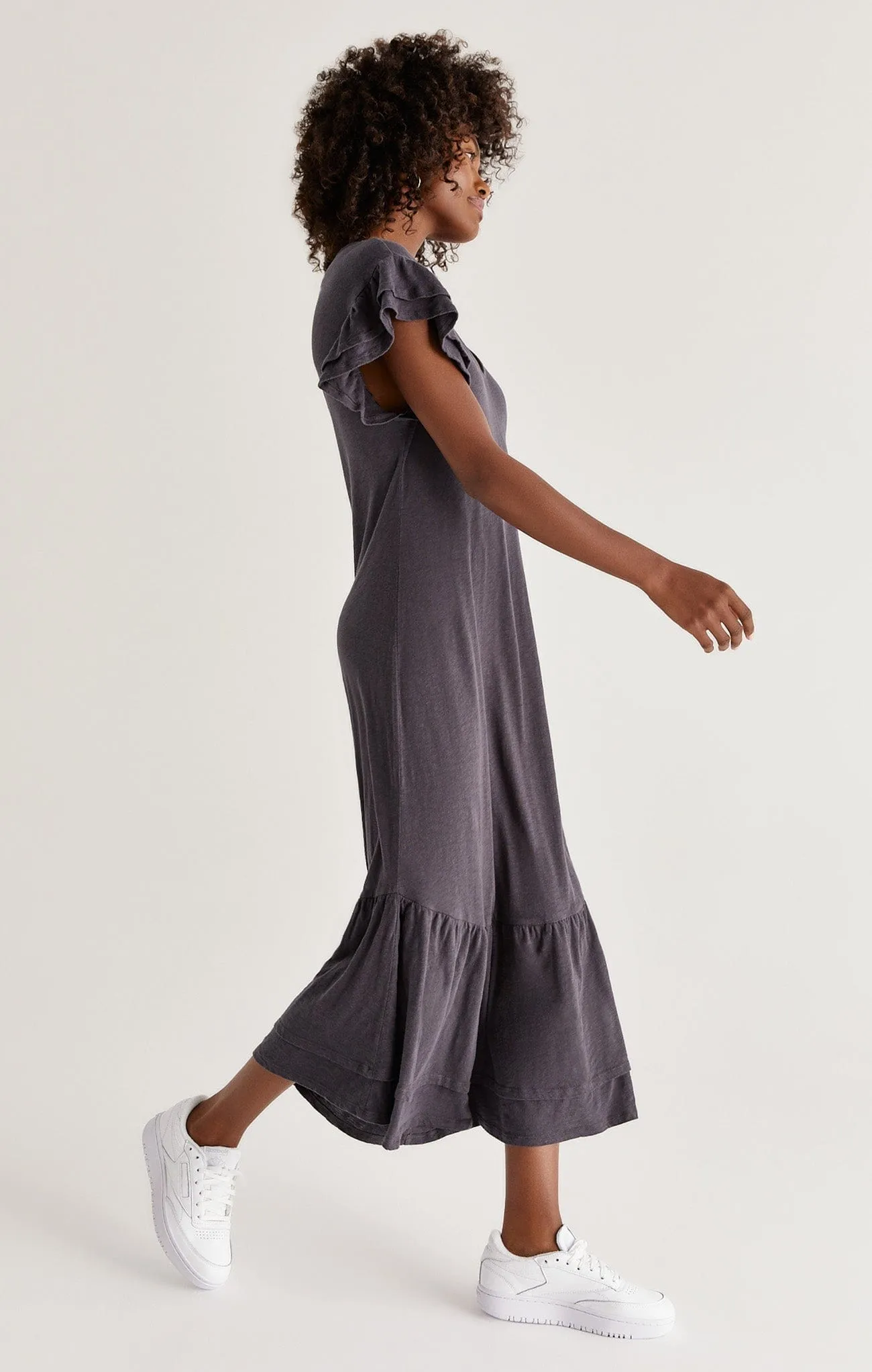 Z Supply Zella Cotton Slub Mini Dress