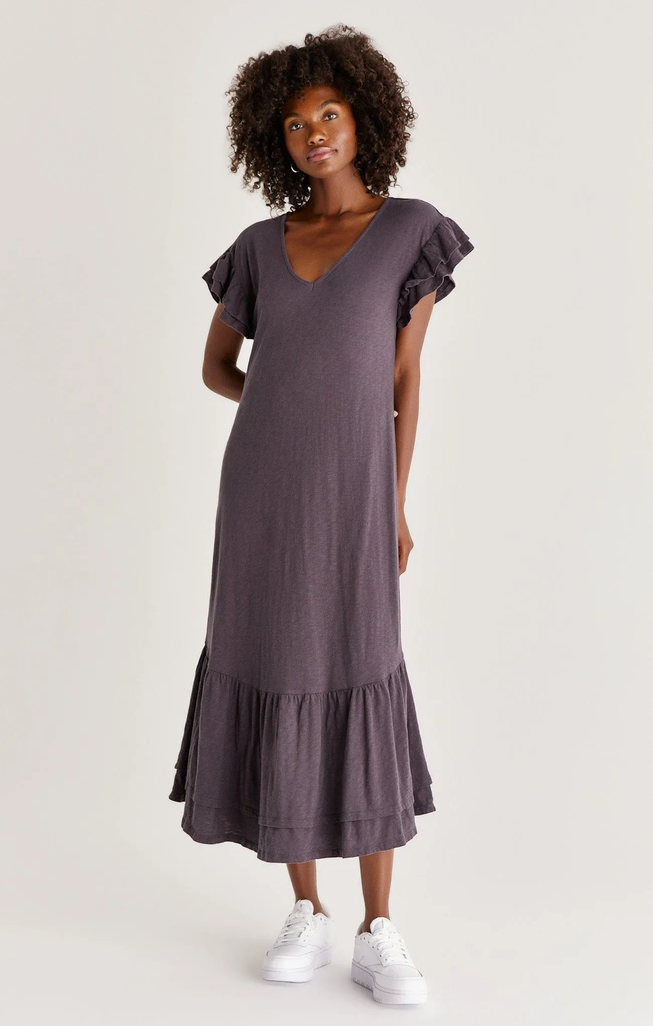 Z Supply Zella Cotton Slub Mini Dress